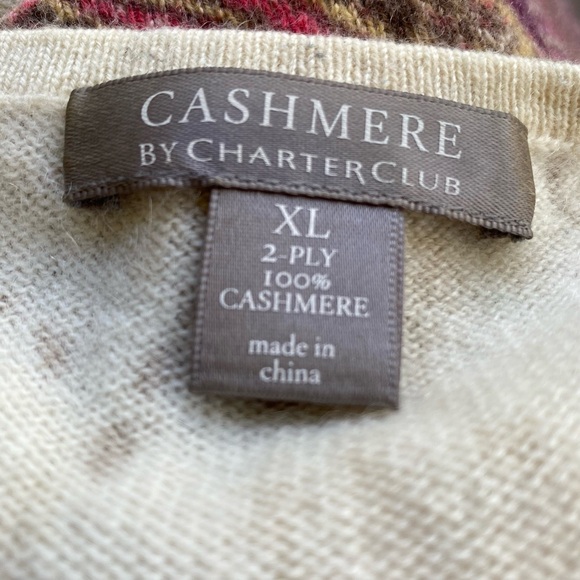 Pure Cashmere Paisley V Neck Sweater - Picture 3 of 10